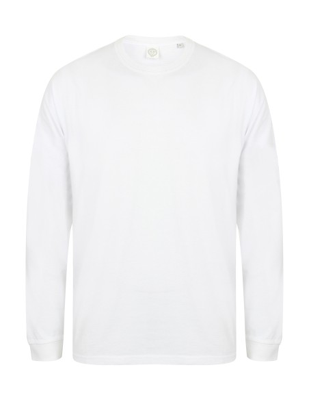 S-SF514-Unisex Drop Shoulder Slogan Top