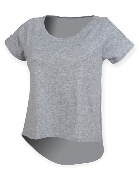 S-SK233-Womens Drop Tail T