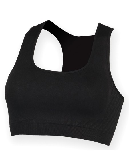 S-SK235-Womens Work Out Cropped Top