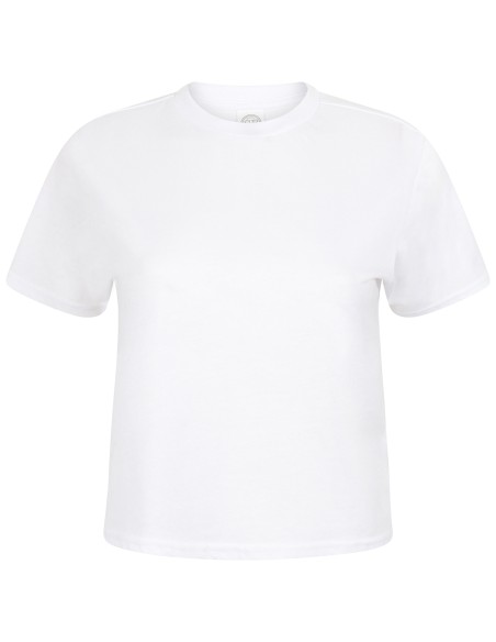 S-SK237-Womens Cropped Boxy T