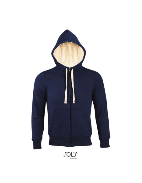 S-SO00584-SOL'S SHERPA - UNISEX ZIPPED JACKET WITH "SHERPA" LINING