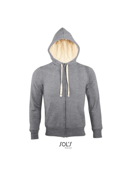 S-SO00584-SOL'S SHERPA - UNISEX ZIPPED JACKET WITH "SHERPA" LINING
