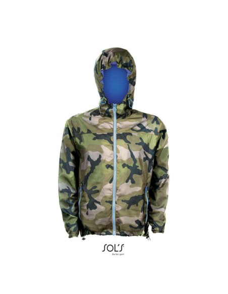 S-SO01171-SOL'S SKATE - UNISEX LINED WINDBREAKER