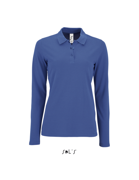 S-SO02083-SOL'S PERFECT LSL WOMEN - LONG-SLEEVE PIQUÉ POLO SHIRT