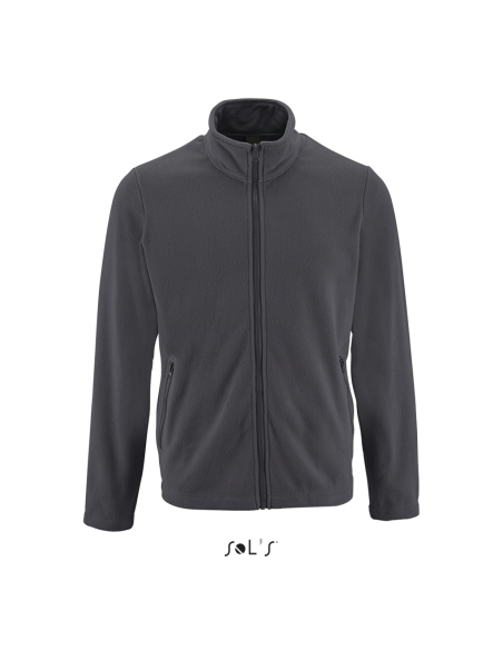 S-SO02093-SOL'S NORMAN MEN - PLAIN FLEECE JACKET