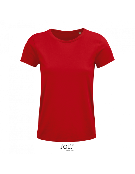 S-SO03581-SOL'S CRUSADER WOMEN - ROUND-NECK FITTED JERSEY T-SHIRT