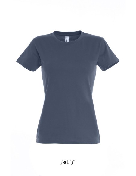 S-SO11502-SOL'S IMPERIAL WOMEN - ROUND COLLAR T-SHIRT