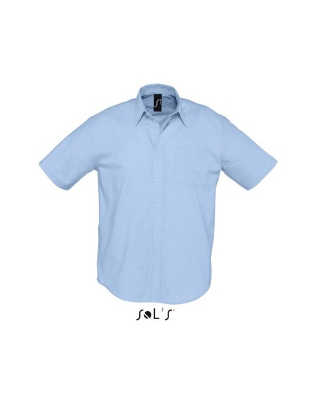 S-SO16010-SOL'S BRISBANE - SHORT SLEEVE OXFORD MEN'S SHIRT