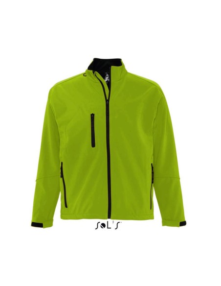 S-SO46600-SOL'S RELAX - MEN'S SOFTSHELL ZIPPED JACKET