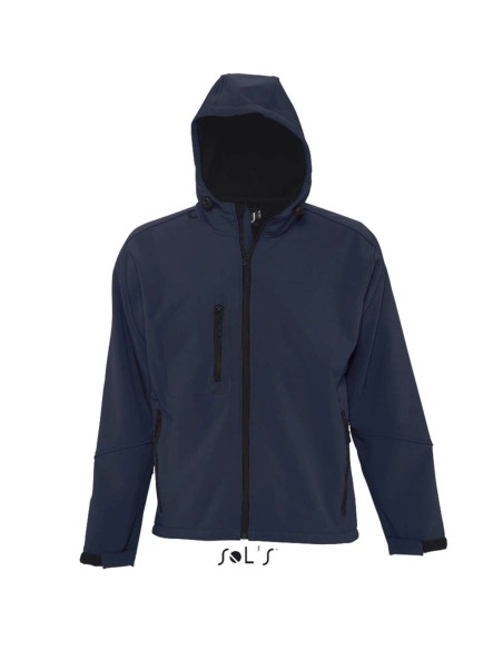 S-SO46602-SOL'S REPLAY MEN - HOODED SOFTSHELL