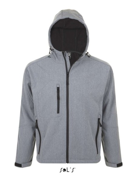 S-SO46602-SOL'S REPLAY MEN - HOODED SOFTSHELL