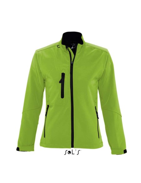 S-SO46800-SOL'S ROXY - WOMEN'S SOFTSHELL ZIPPED JACKET