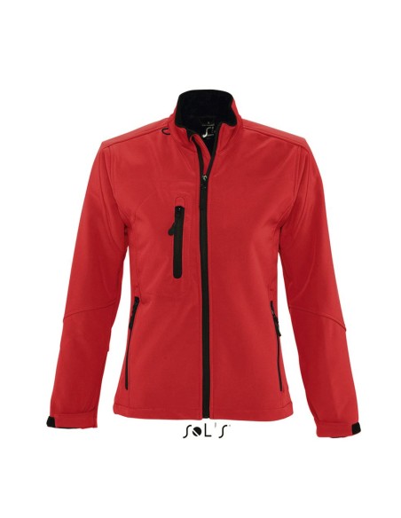 S-SO46800-SOL'S ROXY - WOMEN'S SOFTSHELL ZIPPED JACKET