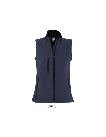 S-SO46801-SOL'S RALLYE WOMEN - SLEEVELESS SOFTSHELL JACKET