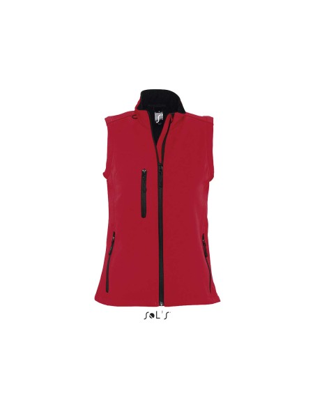S-SO46801-SOL'S RALLYE WOMEN - SLEEVELESS SOFTSHELL JACKET