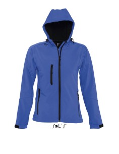 S-SO46802-SOL'S REPLAY WOMEN - HOODED SOFTSHELL