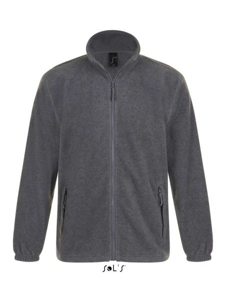 S-SO55000-SOL'S NORTH MEN - ZIPPED FLEECE JACKET