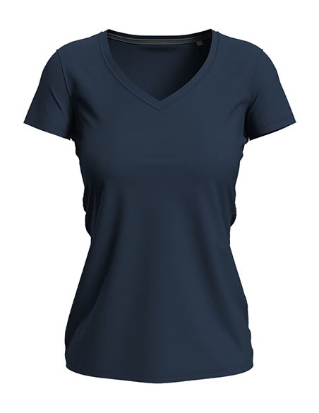 S-ST9710-Stretch-T V-Neck Women