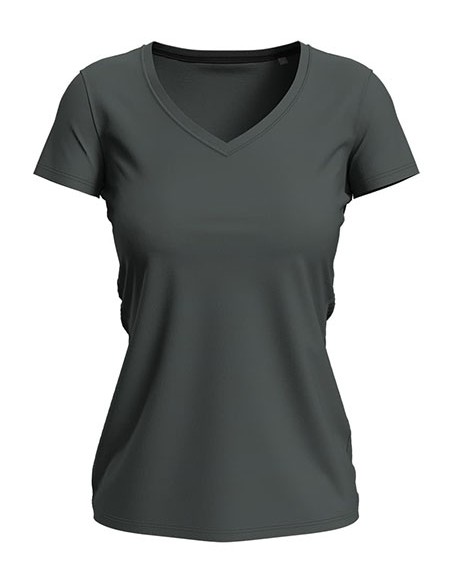 S-ST9710-Stretch-T V-Neck Women