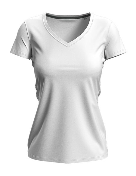 S-ST9710-Stretch-T V-Neck Women