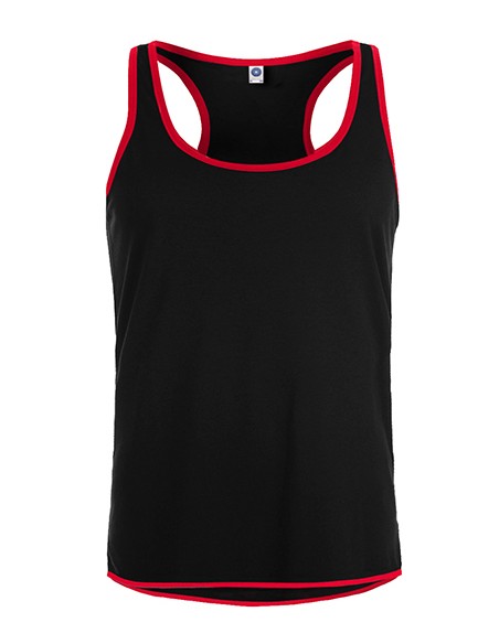 S-SW305-Mens Contrast Sports Vest