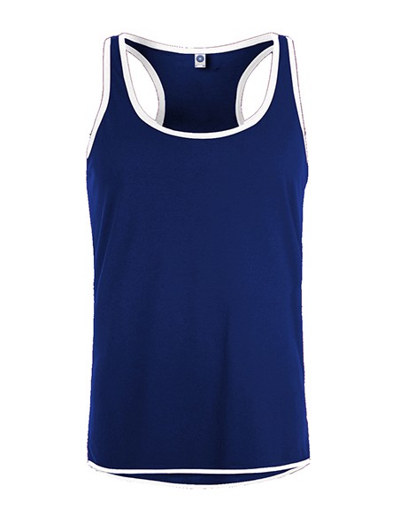 S-SW305-Mens Contrast Sports Vest