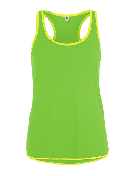 S-SW405-Ladies Contrast Sports Vest