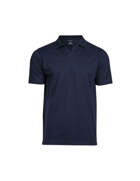 T-1404-Luxury Stretch V-Neck Polo