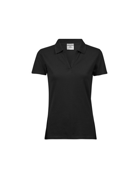T-1409-Womens Luxury Stretch V-Neck Polo