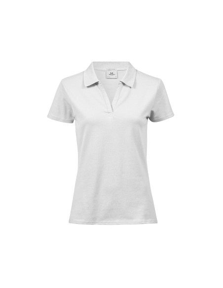 T-1409-Womens Luxury Stretch V-Neck Polo