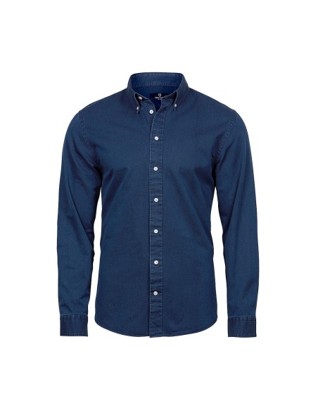 T-4002-Mens Casual Twill Shirt