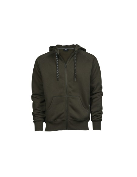 T-5435-Mens Fashion Full Zip Hood