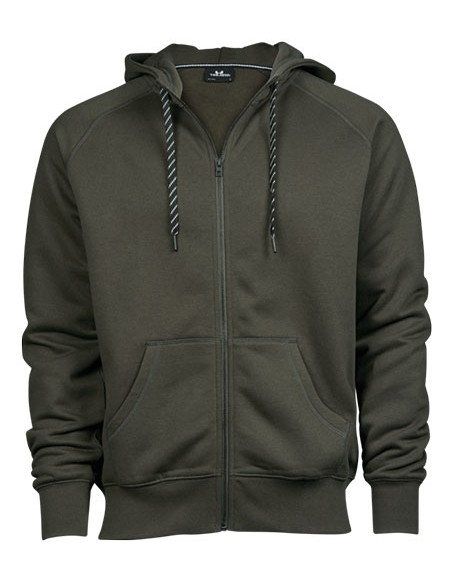 T-5435-Mens Fashion Full Zip Hood