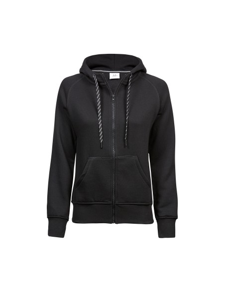 T-5436-Womens Fashion Full Zip Hood