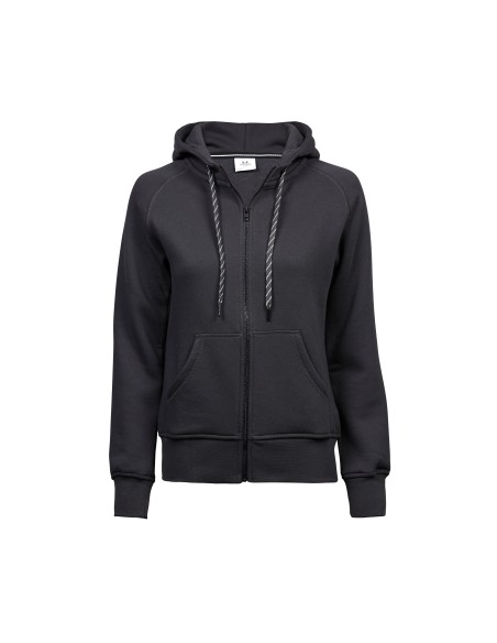 T-5436-Womens Fashion Full Zip Hood