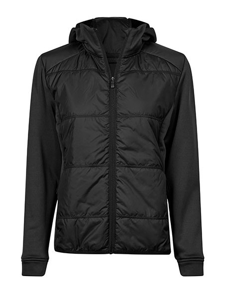 T-9113-Womens Hybrid-Stretch Hooded Jacket