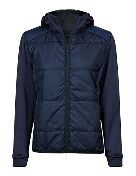 T-9113-Womens Hybrid-Stretch Hooded Jacket