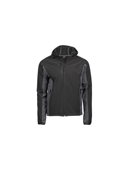 T-9514-Mens Hooded Lightweight Performance Softshell Jacket