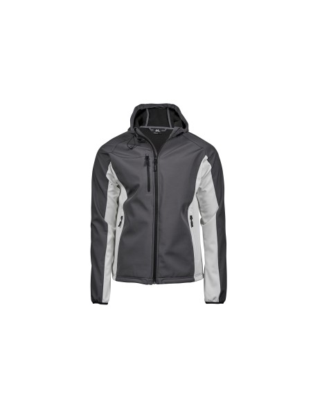 T-9514-Mens Hooded Lightweight Performance Softshell Jacket