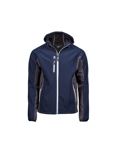 T-9514-Mens Hooded Lightweight Performance Softshell Jacket