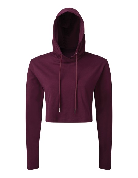 T-TR088-T-shirt à capuche crop TriDri® pour femme