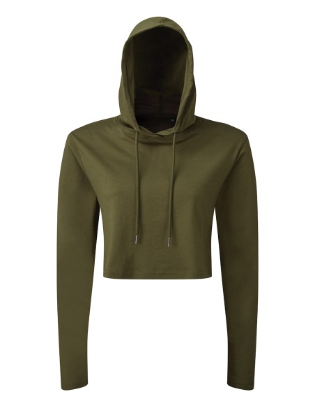 T-TR088-T-shirt à capuche crop TriDri® pour femme