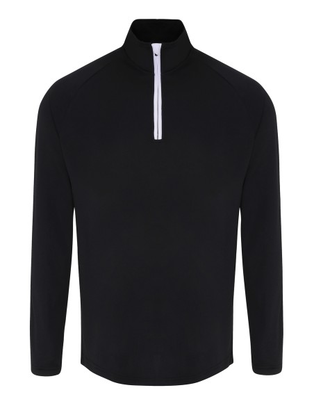 T-TR110-T-shirt performance à manches longues zip 1/4 TriDri®