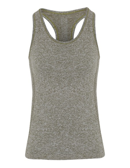 T-TR209-TriDri® Débardeur multisports « coupe 3D » sans couture Sculpt pour femme