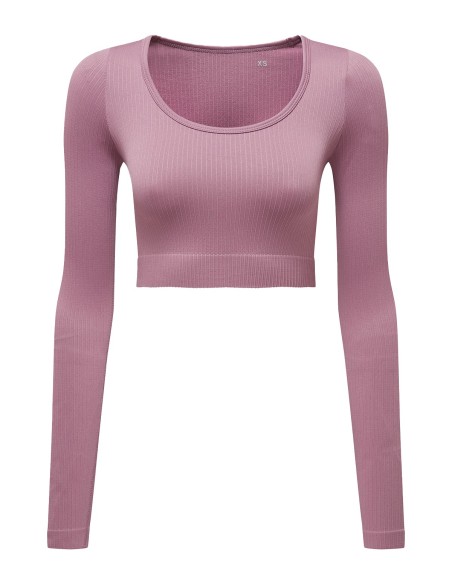 T-TR224-Haut court femme TriDri® '3D Fit’ côtelé et sans coutures