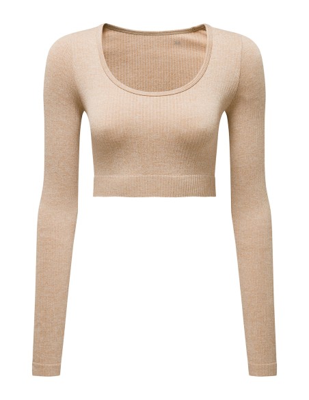 T-TR224-Haut court femme TriDri® '3D Fit’ côtelé et sans coutures