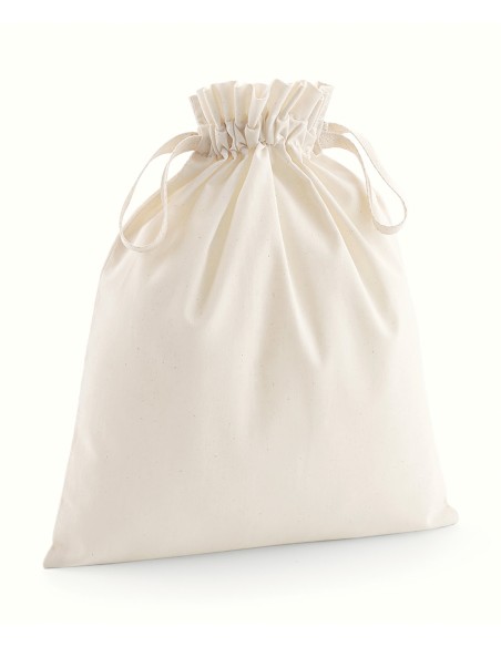 W-W118-Organic Cotton Draw Cord Bag