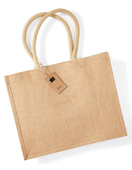 W-W407-Jute Classic Shopper