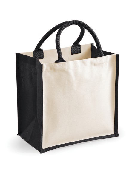 W-W421-Printers Midi Jute Bag