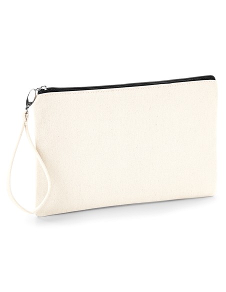 W-W520-Canvas Wristlet Pouch